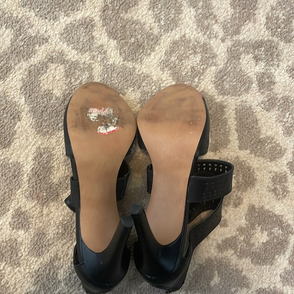 Audrey Brooke Sexy Black 4” Heels - Picture 5 of 5